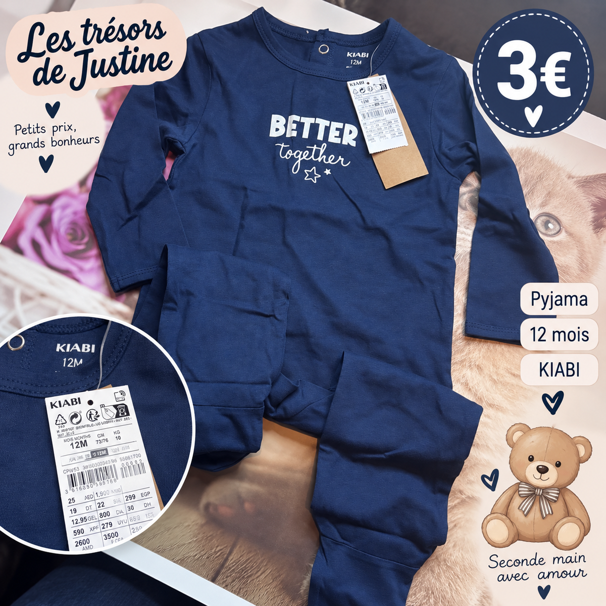 pyjama fin 12 mois