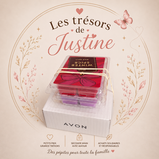 🎁 Coffret AVON – Fondoir à cire + 2 cires parfumées