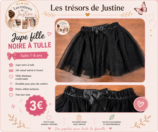 Jupette brillante