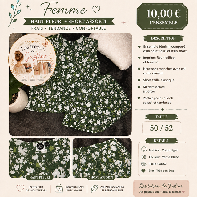 Ensemble léger femme
