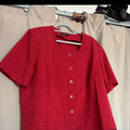 Veste / blazer rouge framboise – Fred Sabatier – Taille 50
