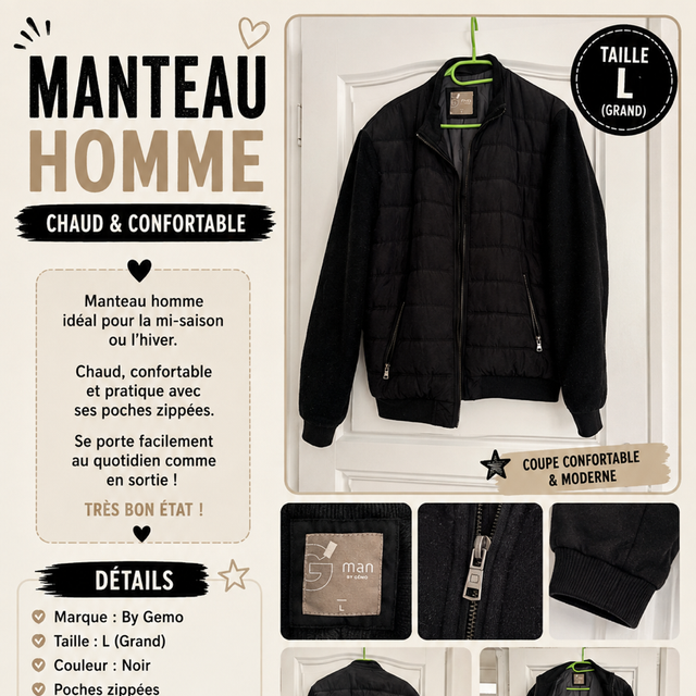 Veste homme