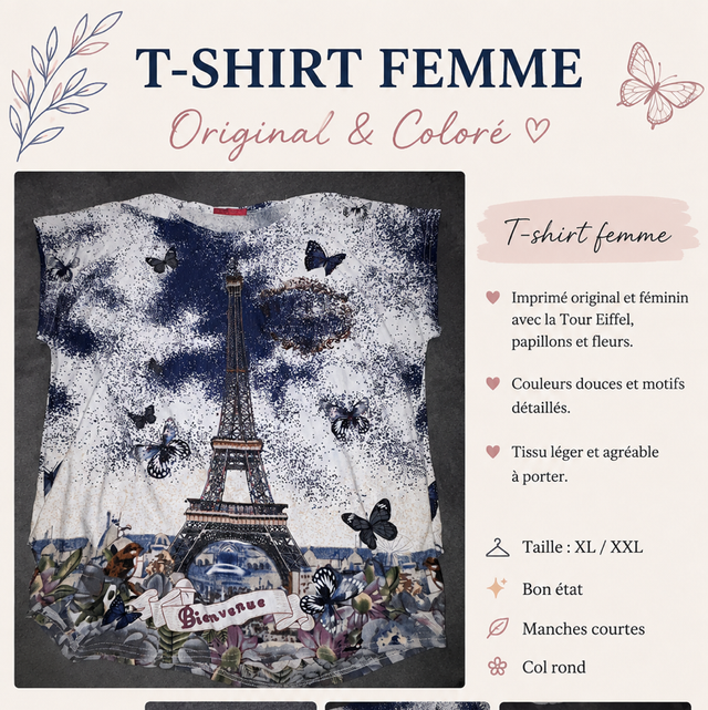 T-shirt femme