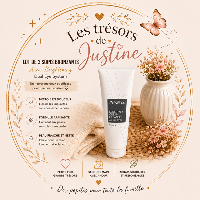 AVON ANEW Sensitive+ Cream Cleanser,