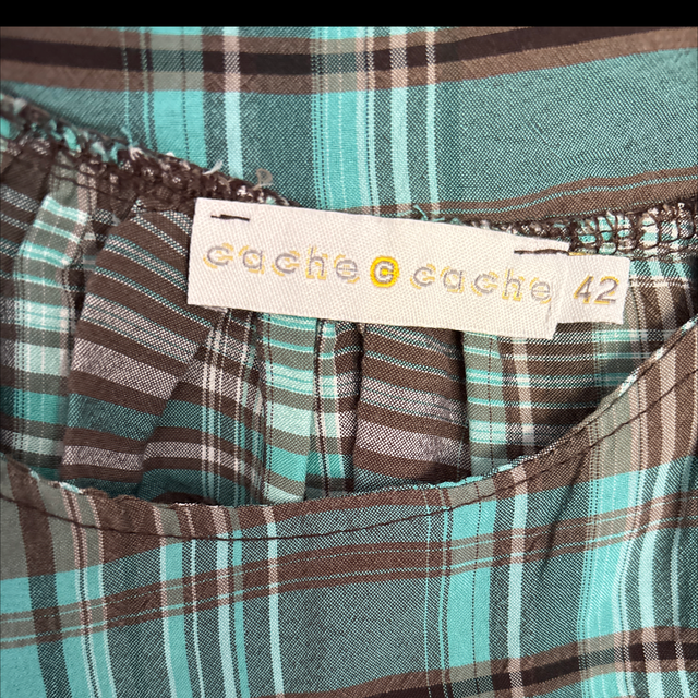 Tunique / blouse Cache Cache – Taille 42 🩵🤎