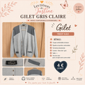 Gilet gris claire