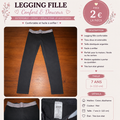 Legging ceinture pailletée