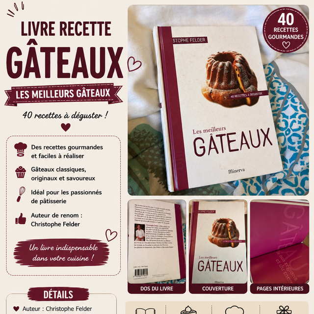 Livre Gâteaux