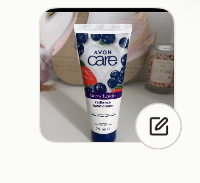 crème pour les mains AVON Care Berry Fusion – Radiance Hand Cream 🫐🍓
