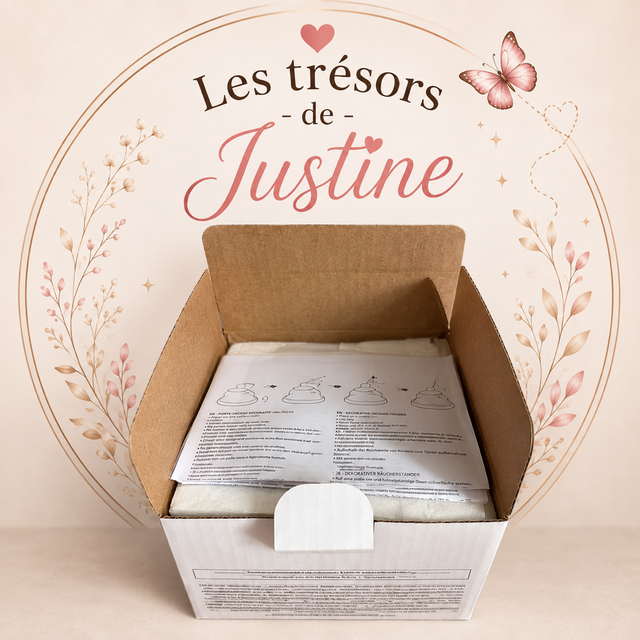 🌿 Porte-encens décoratif AVON – Galets