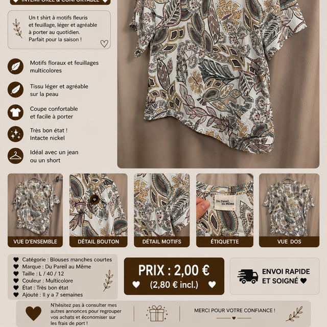 T-shirt du pareil au même