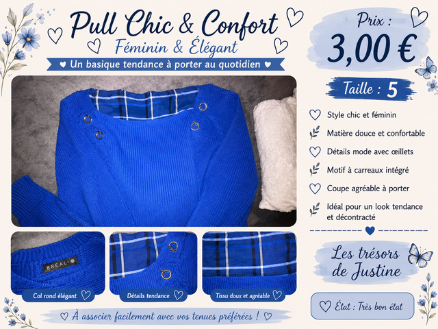 Pull chic & confort