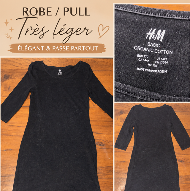 Robe fin noir