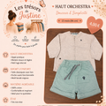 Ensemble Gilet + short. 23 mois