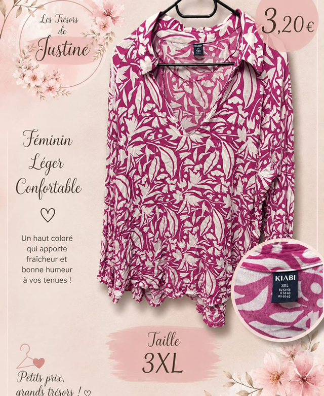 Blouse fleurie