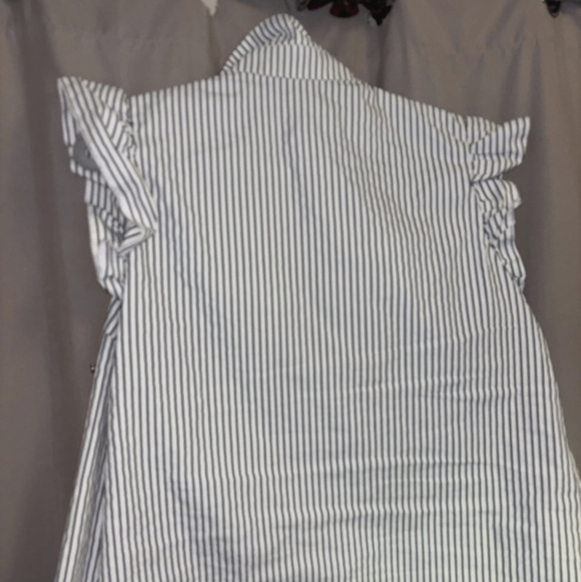 Chemise à rayure  et  strass