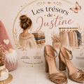 👡 Sandales à talons CHC-Shoes – Rose poudré / doré
