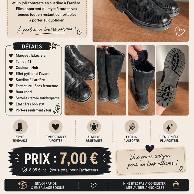 Bottes noires