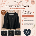 gilet 3 boutons
