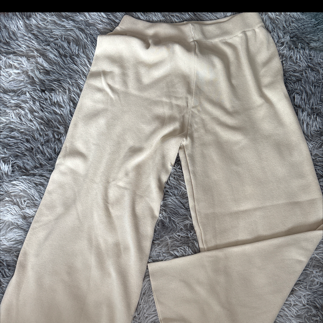 Pantalon large Taille L beige
