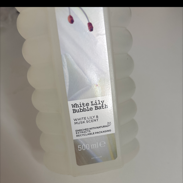 AVON Senses White Lily Bubble Bath – White Lily & Musk Scent 🤍🌸