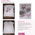 T-shirt léger poupée
