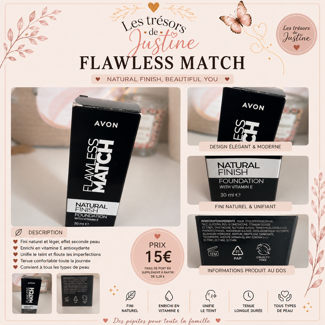 Fondation natural finish 145P