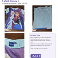 T-shirt Disney reine des neiges