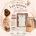Chemisier / tunique femme Fashion+ – Taille 50 🤍