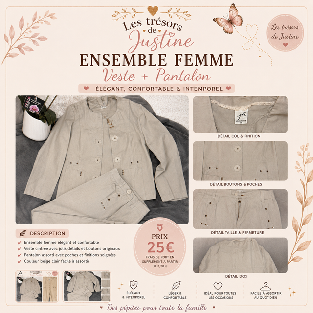 Ensembles Veste+pantalons