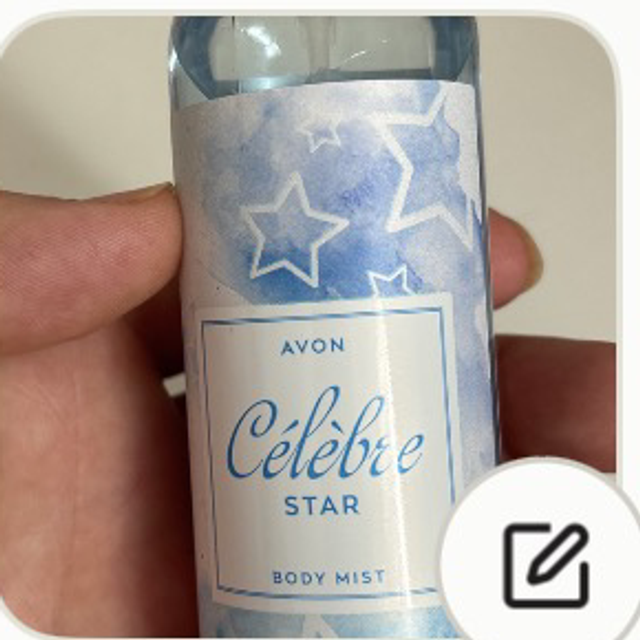 brume parfumée pour le corps AVON Célèbre Star – Body Mist ⭐💙