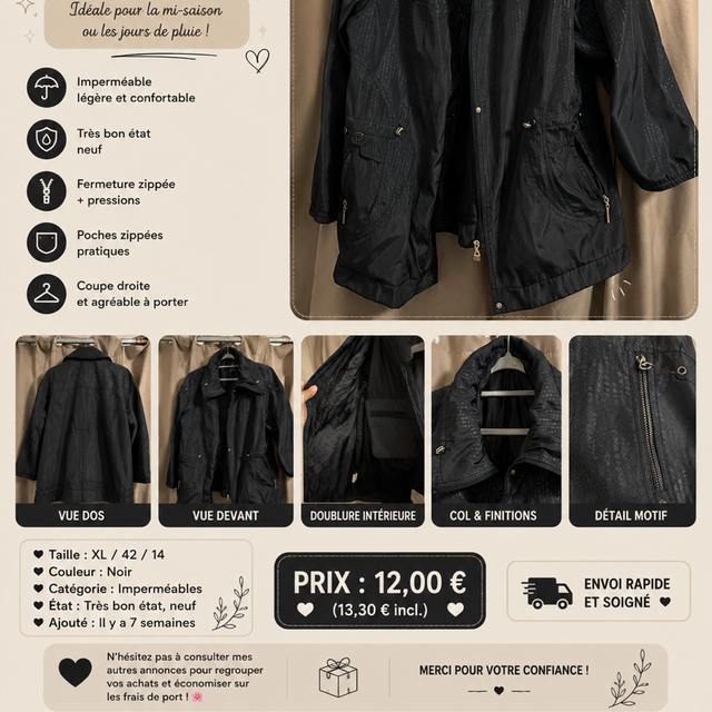 Veste imperméable