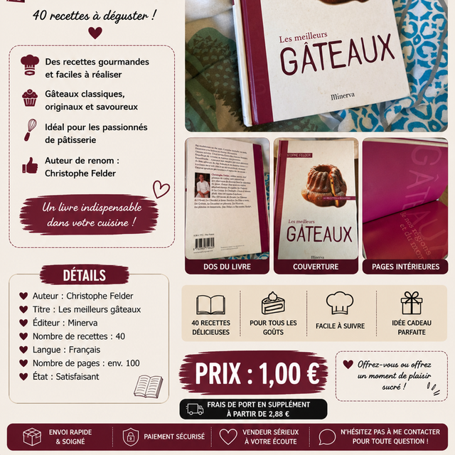 Livre Gâteaux