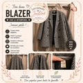 Blazer à carreaux
