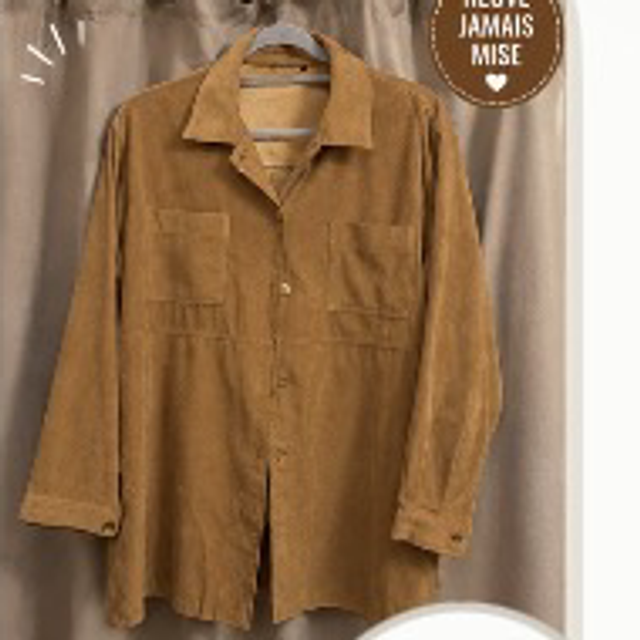Chemise marron