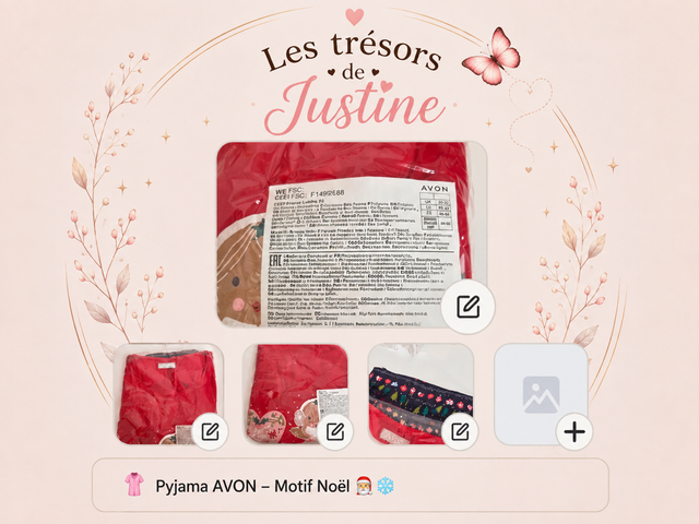🎄 Pyjama de Noël AVON – Femme 44/46