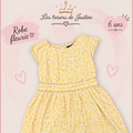 Robe jaune 6 ans