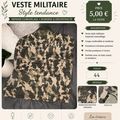 Veste style militaire