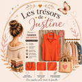 Chemisier orange corail grande taille – Taille 50/52