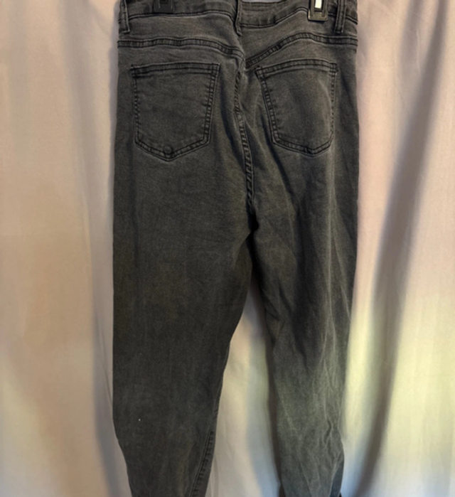 🖤 Jean noir/gris foncé délavé – Taille M