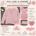 Gilet rose pastel