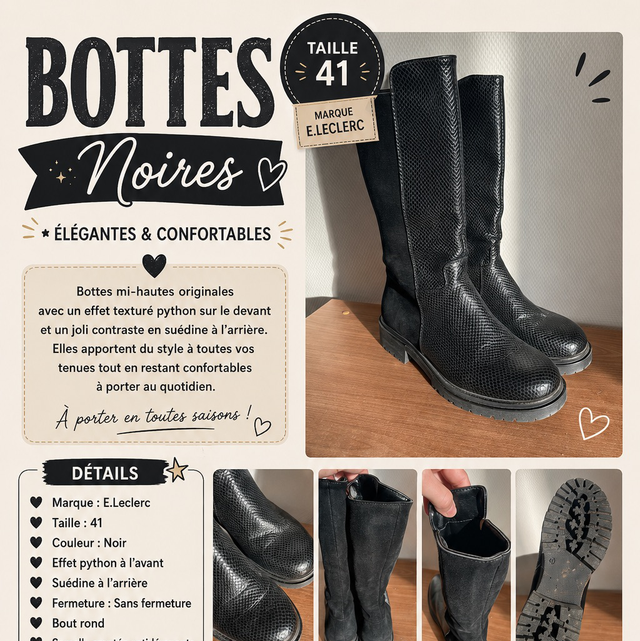 Bottes noires