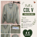 Pull col V chaud