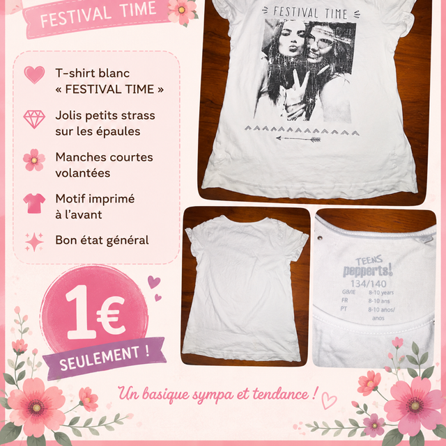 T-shirt 8 ans