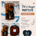 Pot à bougie éléphant