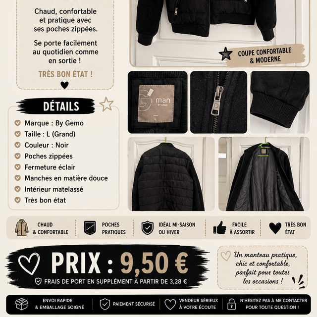 Veste homme