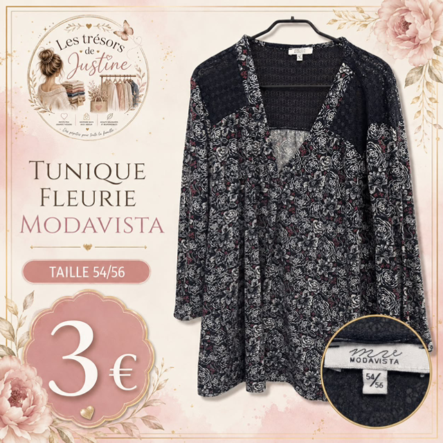 Tunique fleurie