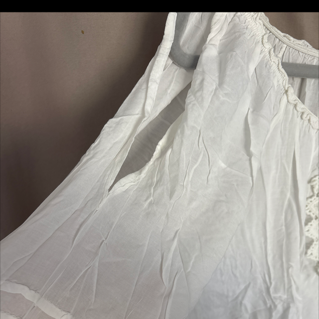 Blouse blanche bohème Patrice Bréal – dentelle