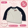Haut manche longue 6 ans