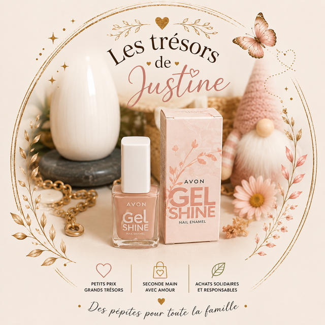 🧡 Vernis AVON Gel Shine – 10 ml